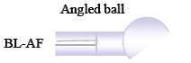 Angled ball