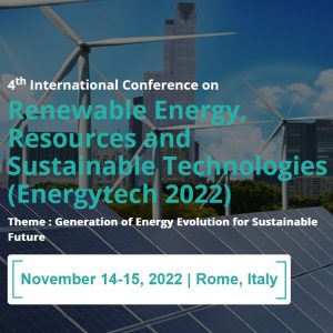 Renewable Energy, Resources and Sustainable Technologies